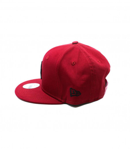 New Era LA burgundy snapback